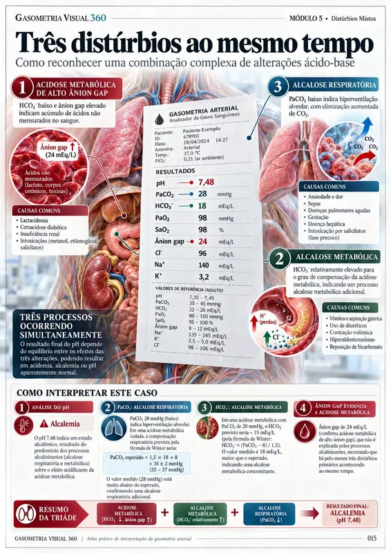 Três distúrbios ao mesmo tempo